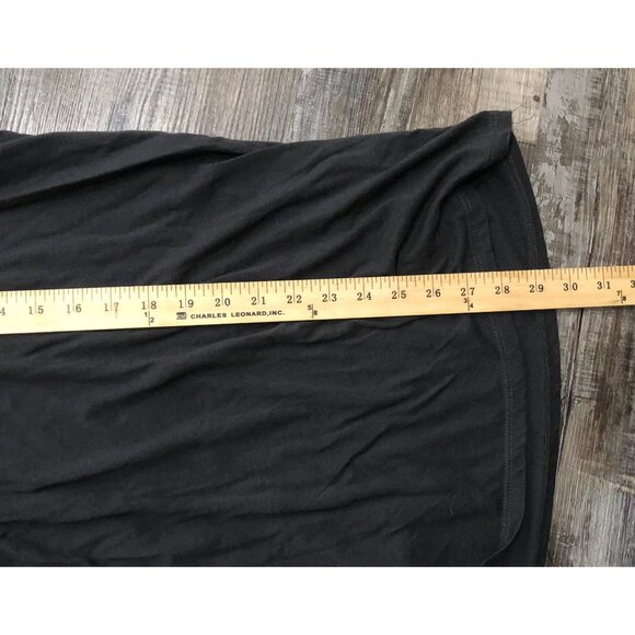 Torrid Black Cotton V-Neck Ladder Slash Tee Womens Plus 4X - Picture 6 of 6